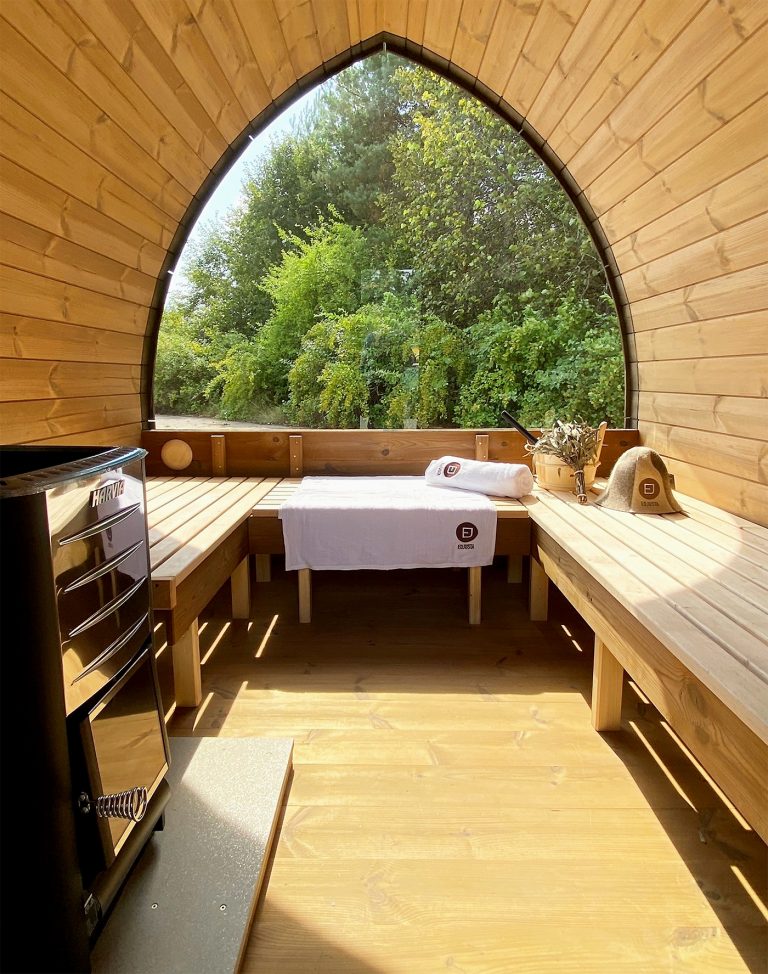 Igloo sauna interior