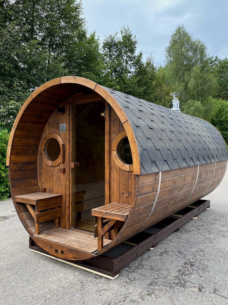 barrel sauna
