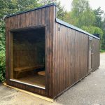 Timber frame sauna